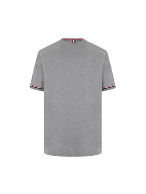 Cotton T-shirt-THOM BROWNE-JOHN JULIA