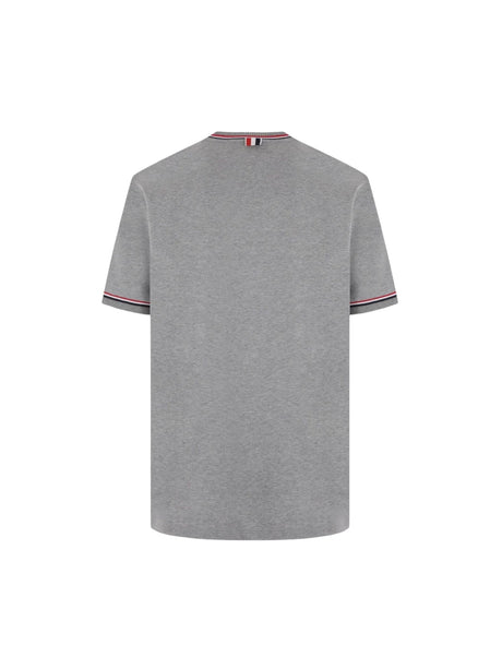 Cotton T-shirt-THOM BROWNE-JOHN JULIA