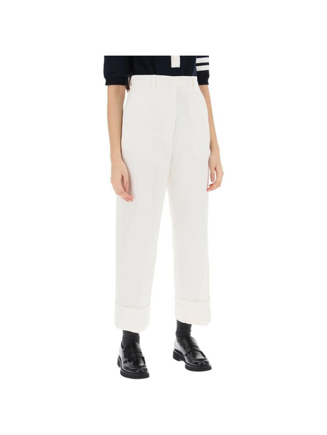 Cropped Wide Leg Jeans THOM BROWNE JOHN JULIA.