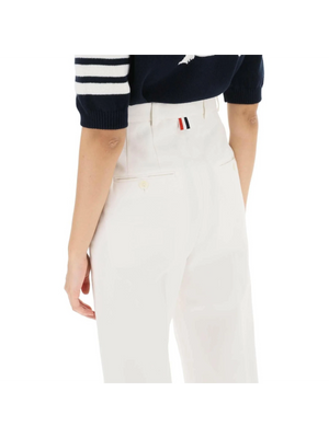 Cropped Wide Leg Jeans THOM BROWNE JOHN JULIA.