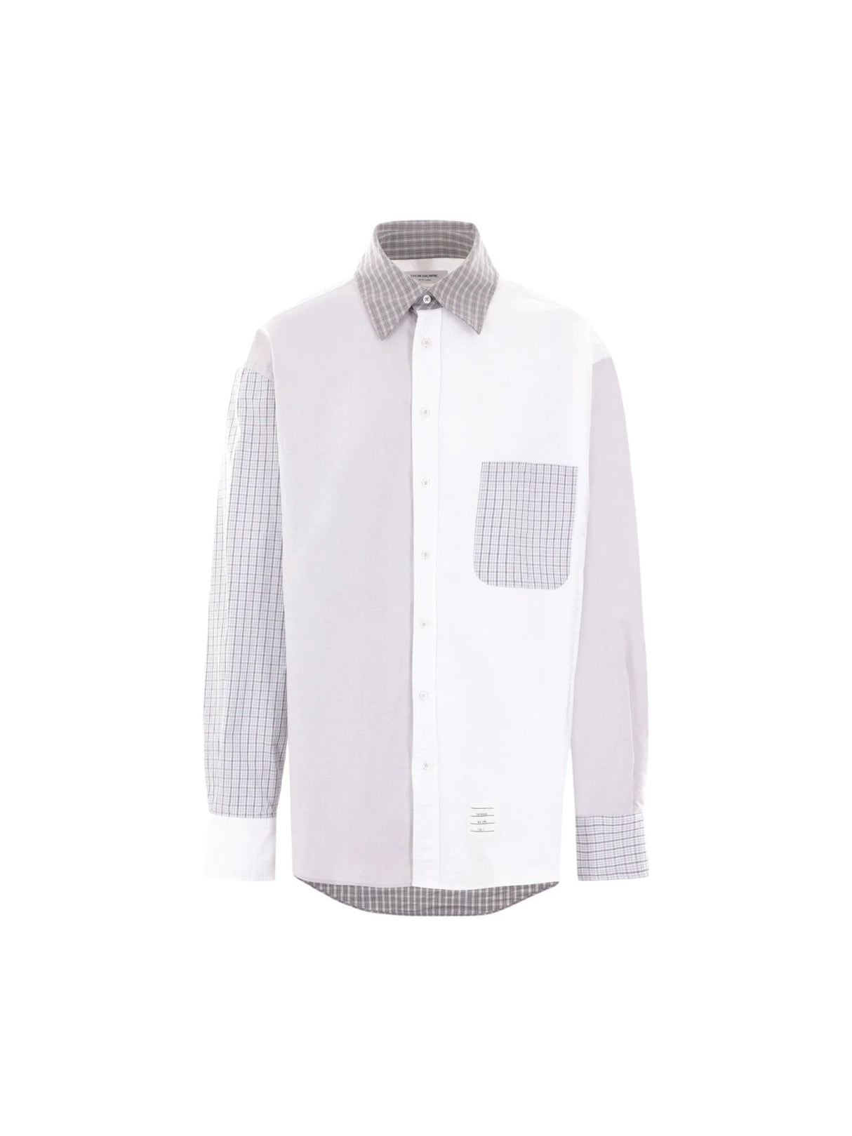 Funmix Oxford Oversized Shirt-THOM BROWNE-JOHN JULIA