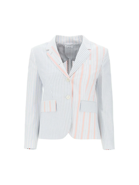 Funmix Striped Oxford Blazer THOM BROWNE JOHN JULIA.