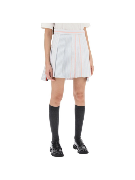 Funmix Striped Oxford Mini Skirt THOM BROWNE JOHN JULIA.