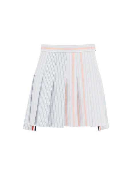 Funmix Striped Oxford Mini Skirt THOM BROWNE JOHN JULIA.