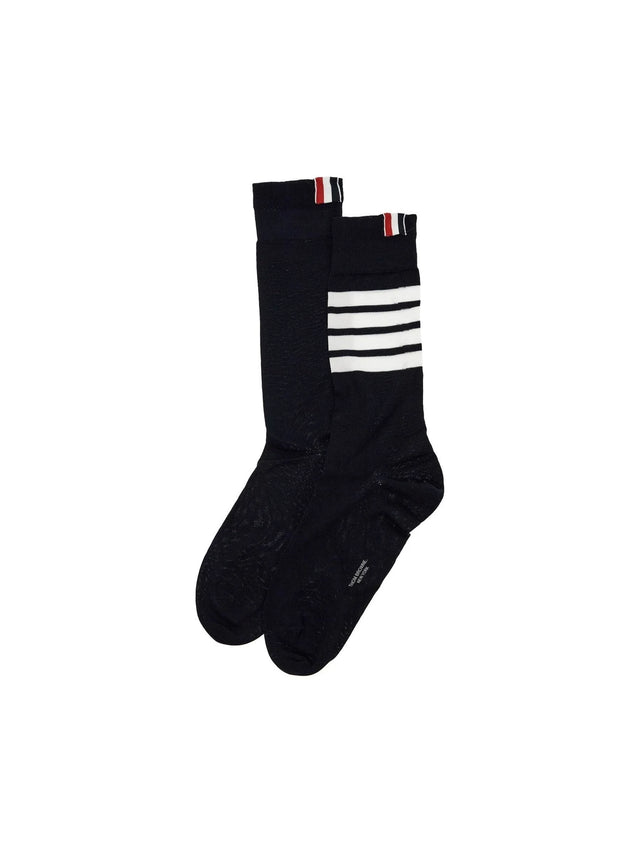 Long 4-Bar Lightweight Cotton Socks - OS - Women > Clothing > Lingerie and nightwear > Socks and Collants