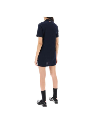 Mini Jacquard Knit Polo Dress - Women > Clothing > Dresses > Mini