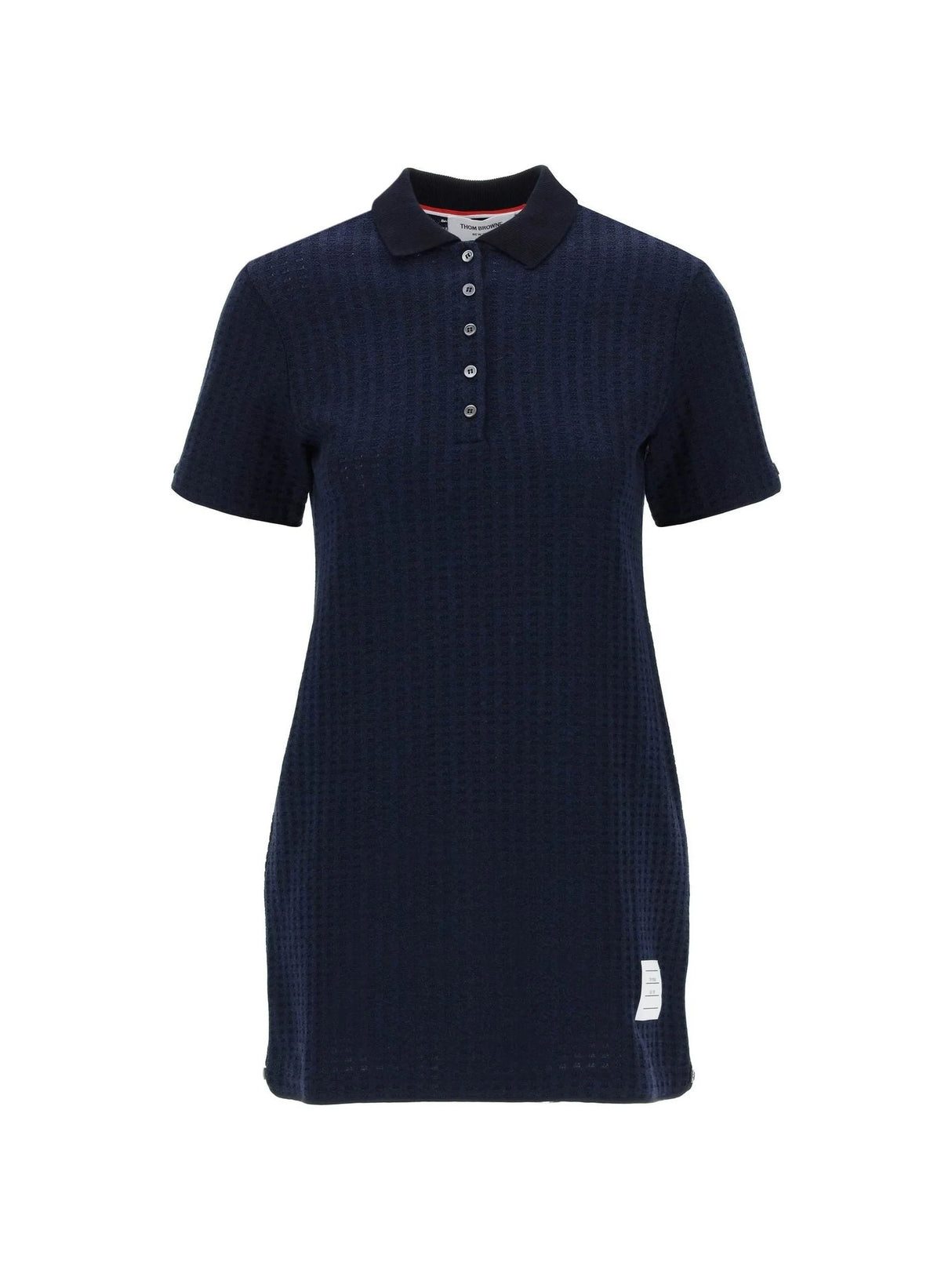 Mini Jacquard Knit Polo Dress - 34 - Women > Clothing > Dresses > Mini