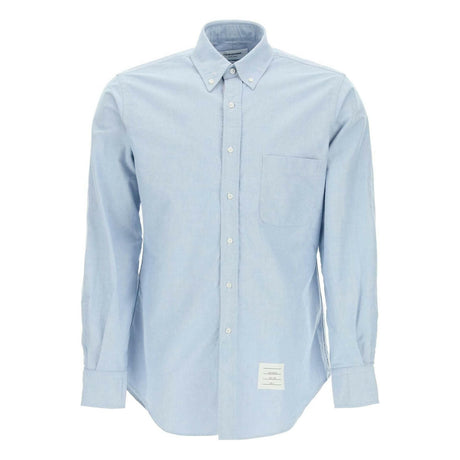 Oxford Cotton Button Down Shirt THOM BROWNE JOHN JULIA.