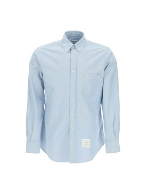 Oxford Cotton Button Down Shirt THOM BROWNE JOHN JULIA.