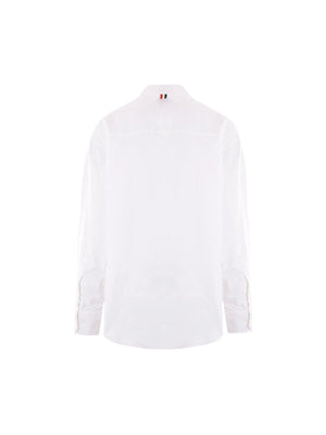 Oxford Oversized Shirt-THOM BROWNE-JOHN JULIA