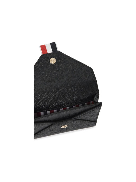 THOM BROWNE-Pebble Grain Envelope Card Holder-JOHN JULIA