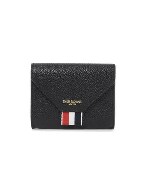 THOM BROWNE-Pebble Grain Envelope Card Holder-JOHN JULIA