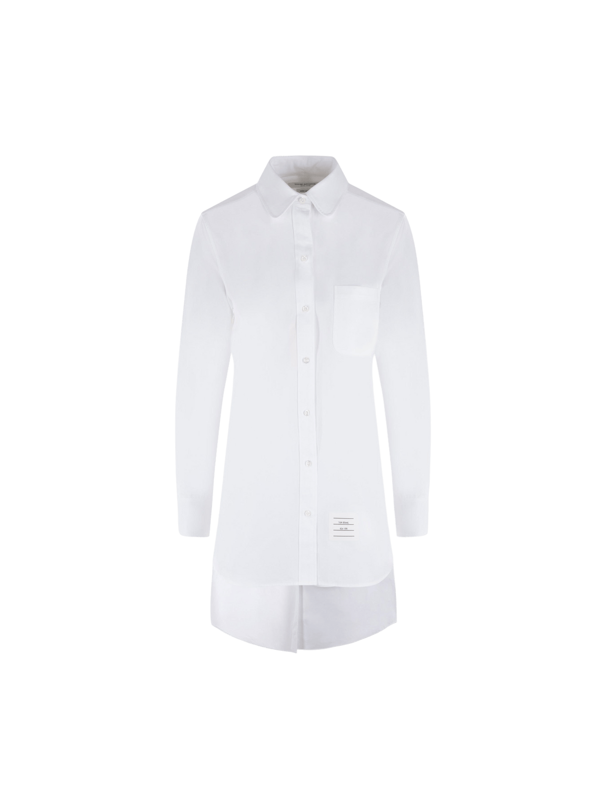 Poplin Oversized Shirt-THOM BROWNE-JOHN JULIA