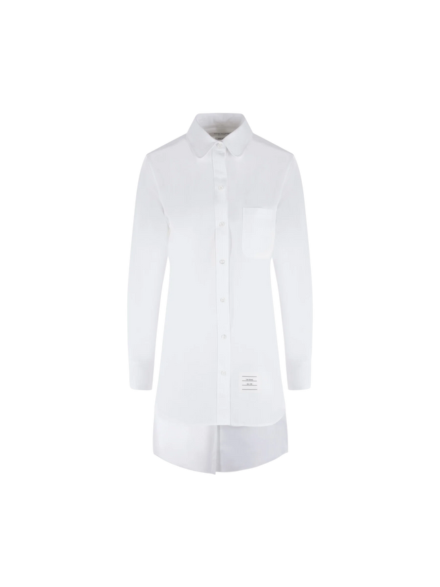 Poplin Oversized Shirt-THOM BROWNE-JOHN JULIA