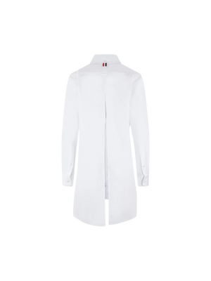 Poplin Oversized Shirt-THOM BROWNE-JOHN JULIA