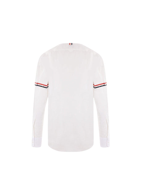 Seersucker Shirt-THOM BROWNE-JOHN JULIA