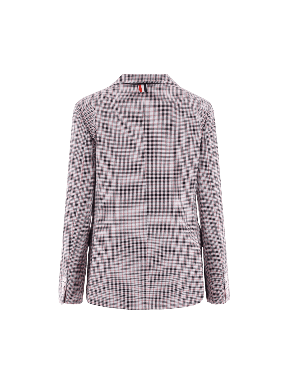 Single-breasted Cotton Crepe Jacket-THOM BROWNE-JOHN JULIA