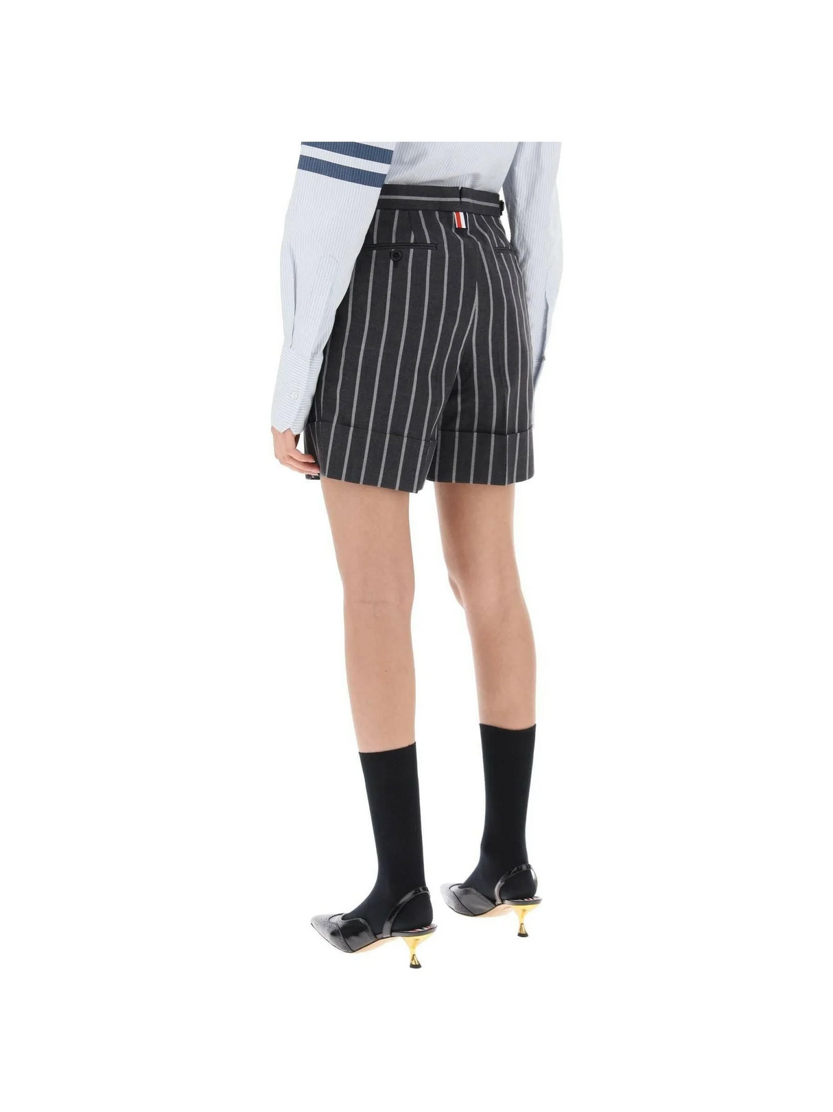 Striped Tailoring Shorts THOM BROWNE JOHN JULIA.