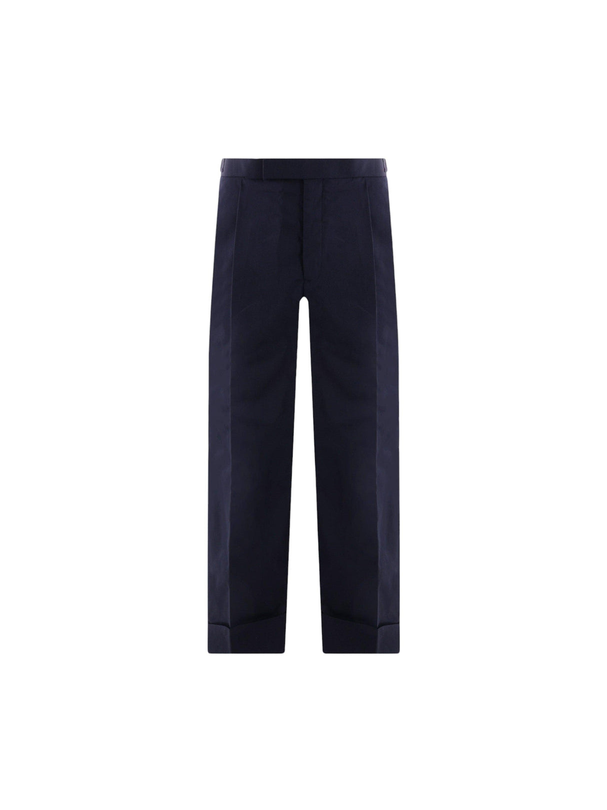 Technical Grain De Poudre Cropped Pants-THOM BROWNE-JOHN JULIA