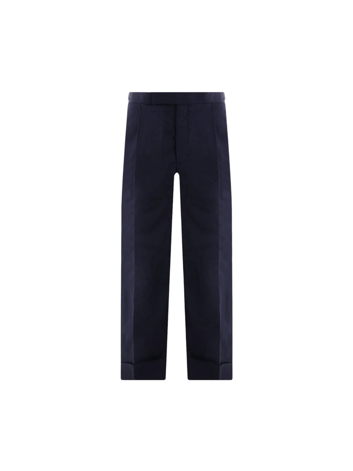 Technical Grain De Poudre Cropped Pants-THOM BROWNE-JOHN JULIA