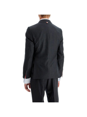 THOM BROWNE-Twill Classic Pinstriped Sport Coat-JOHN JULIA