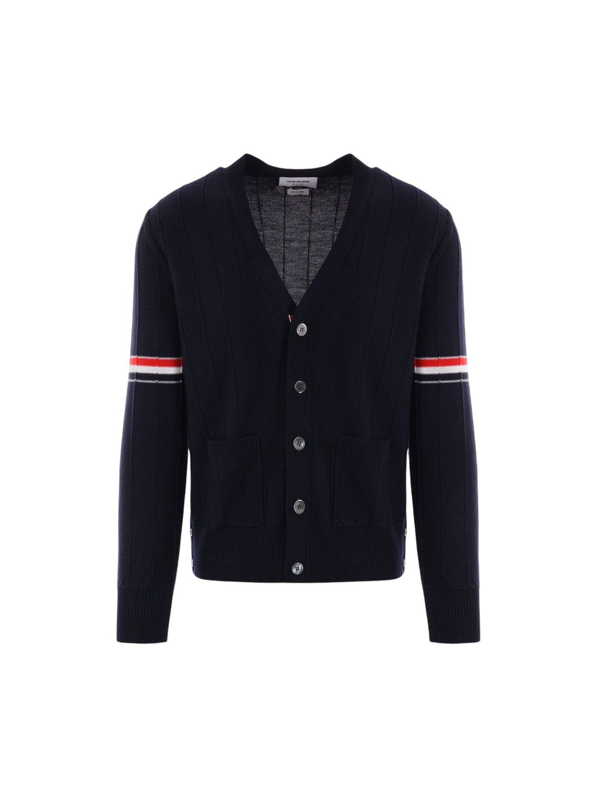 Wool Cardigan-THOM BROWNE-JOHN JULIA