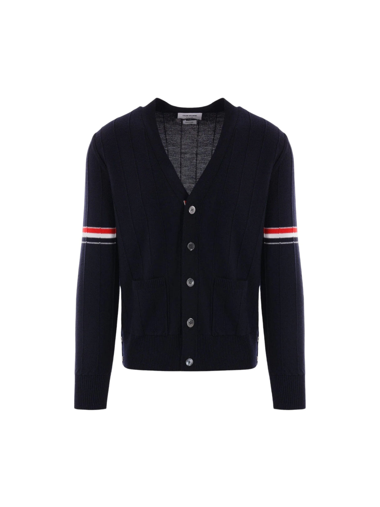 Wool Cardigan-THOM BROWNE-JOHN JULIA