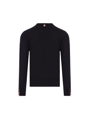 THOM BROWNE-Wool Sweater-JOHN JULIA