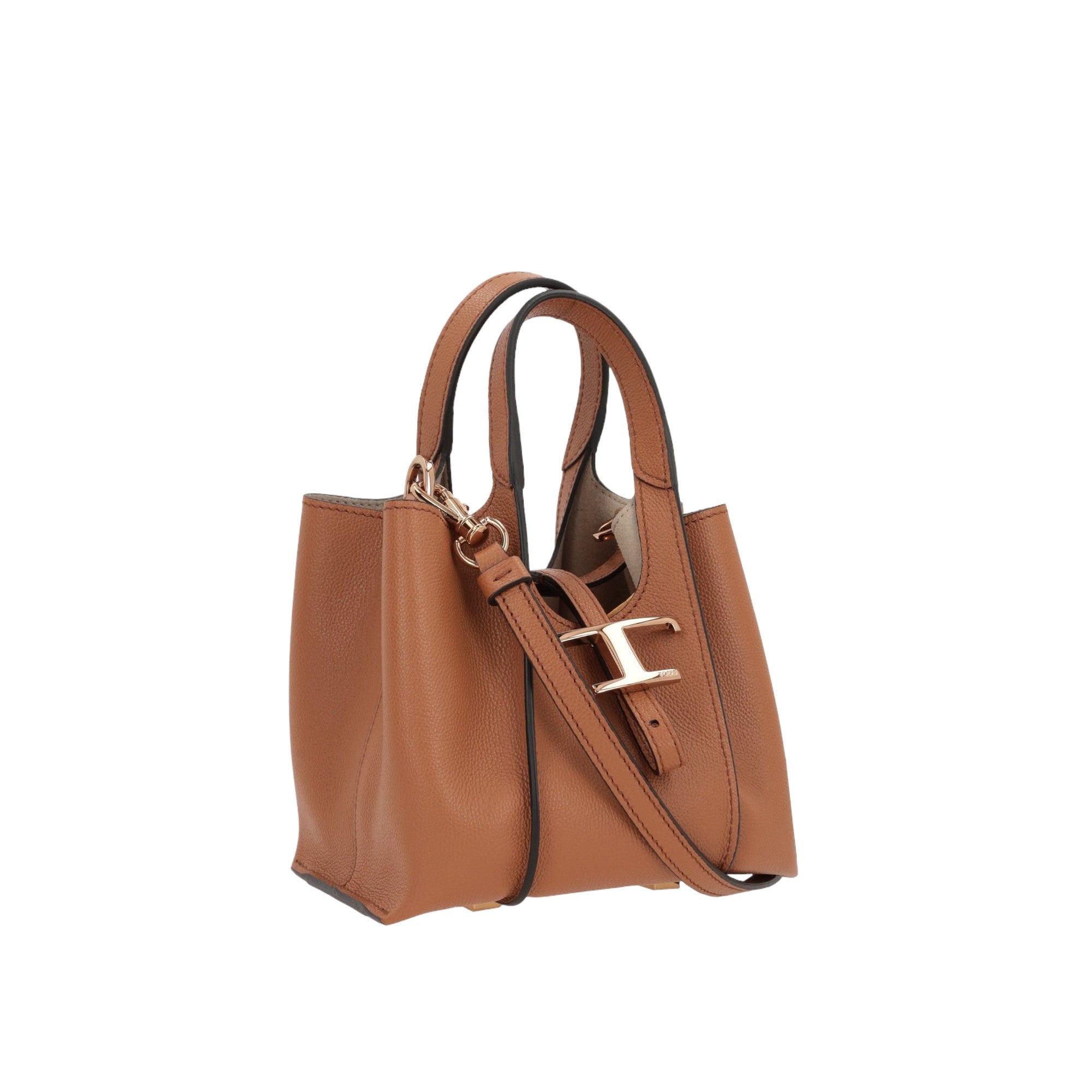 Timeless Micro Grainy Leather Handbag-TOD'S-JOHN JULIA