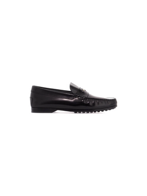 TOD'S-Brushed Leather Loafers With Penny Detail -JOHN JULIA.