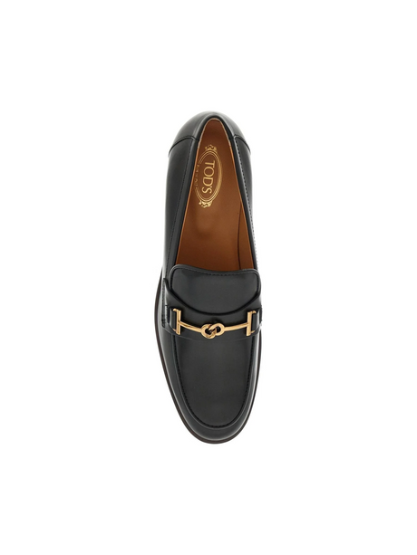 TOD'S-Brushed Leather Loafers -JOHN JULIA.