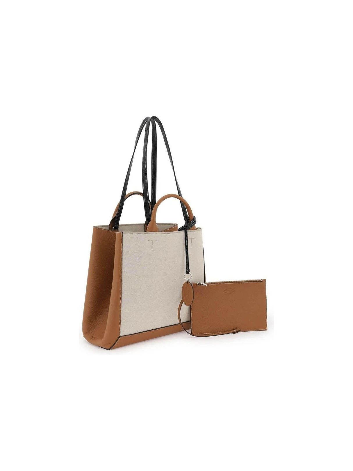 Canvas & Leather Tote Bag TOD'S JOHN JULIA.