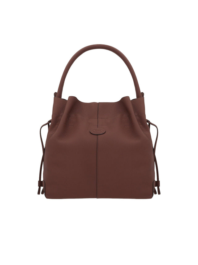 Di Bag Medium Grainy Leather Handbag-TOD'S-JOHN JULIA