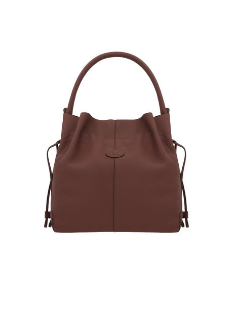 Di Bag Medium Grainy Leather Handbag-TOD'S-JOHN JULIA