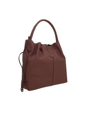 Di Bag Medium Grainy Leather Handbag-TOD'S-JOHN JULIA