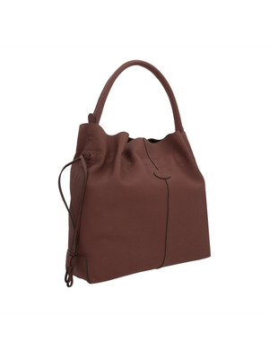 Di Bag Medium Grainy Leather Handbag-TOD'S-JOHN JULIA