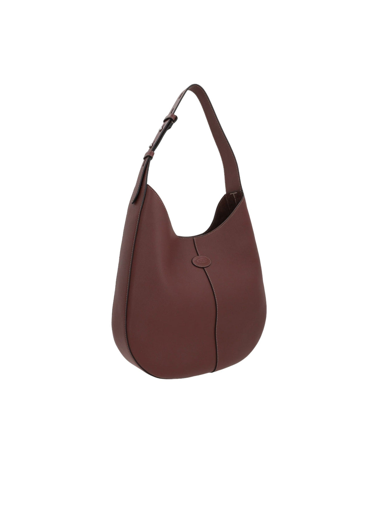 TOD'S-Di Bag Small Smooth Leather Hobo Bag-JOHN JULIA