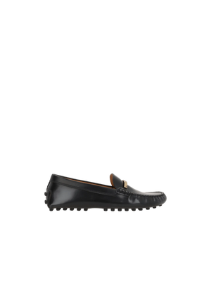 Gommino Brushed Leather Loafers-TOD'S-JOHN JULIA