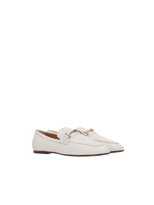 Grainy Leather Loafers-TOD'S-JOHN JULIA