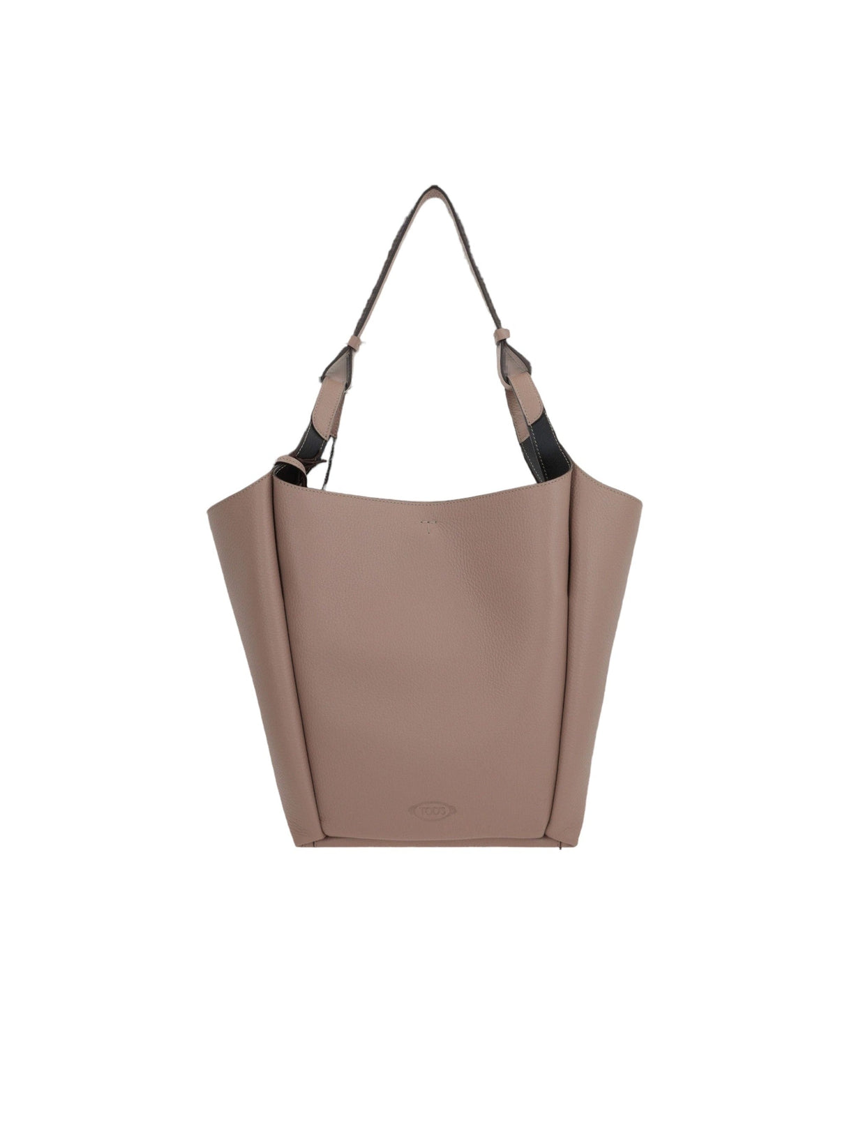 Grainy Leather Medium Bucket Bag-TOD'S-JOHN JULIA