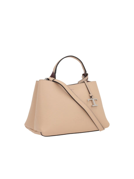 Grainy Leather Micro Handbag-TOD'S-JOHN JULIA