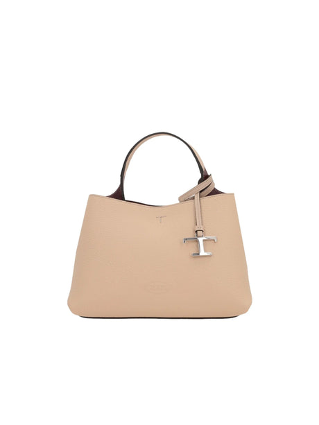 Grainy Leather Micro Handbag-TOD'S-JOHN JULIA