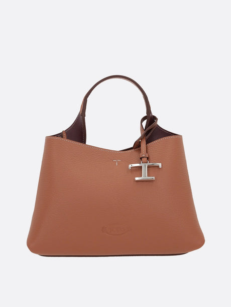 Grainy Leather Micro Handbag-TOD'S-JOHN JULIA