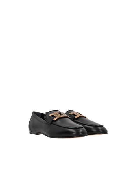 Kate Brushed Leather Loafers TOD'S