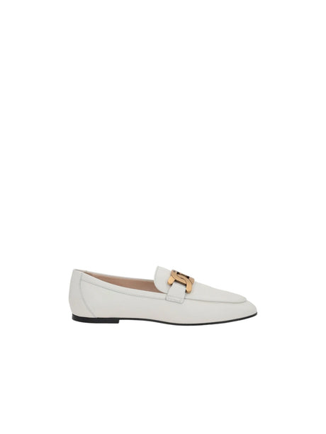 TOD'S-Kate Smooth Leather Loafers-JOHN JULIA