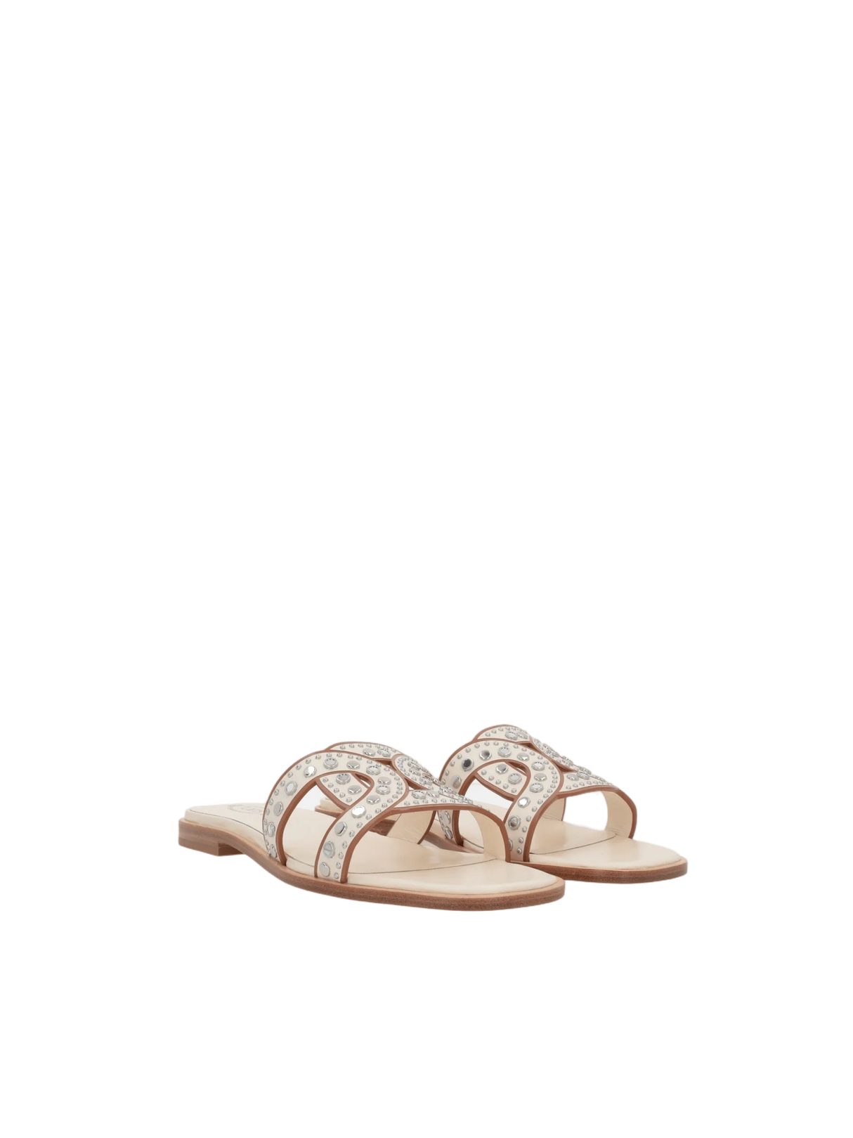 Kate Smooth Leather Slide Sandals-TOD'S-JOHN JULIA