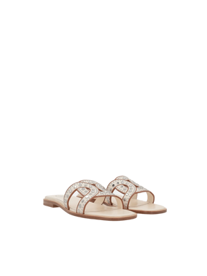 Kate Smooth Leather Slide Sandals-TOD'S-JOHN JULIA