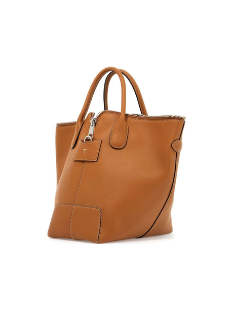 Leather Medium-sized Swing Bag For Women