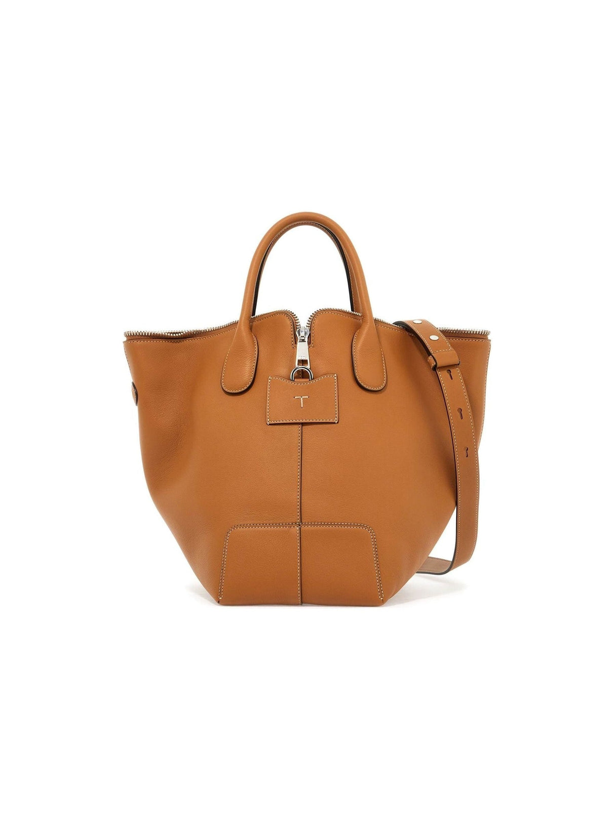 Leather Medium-sized Swing Bag For Women