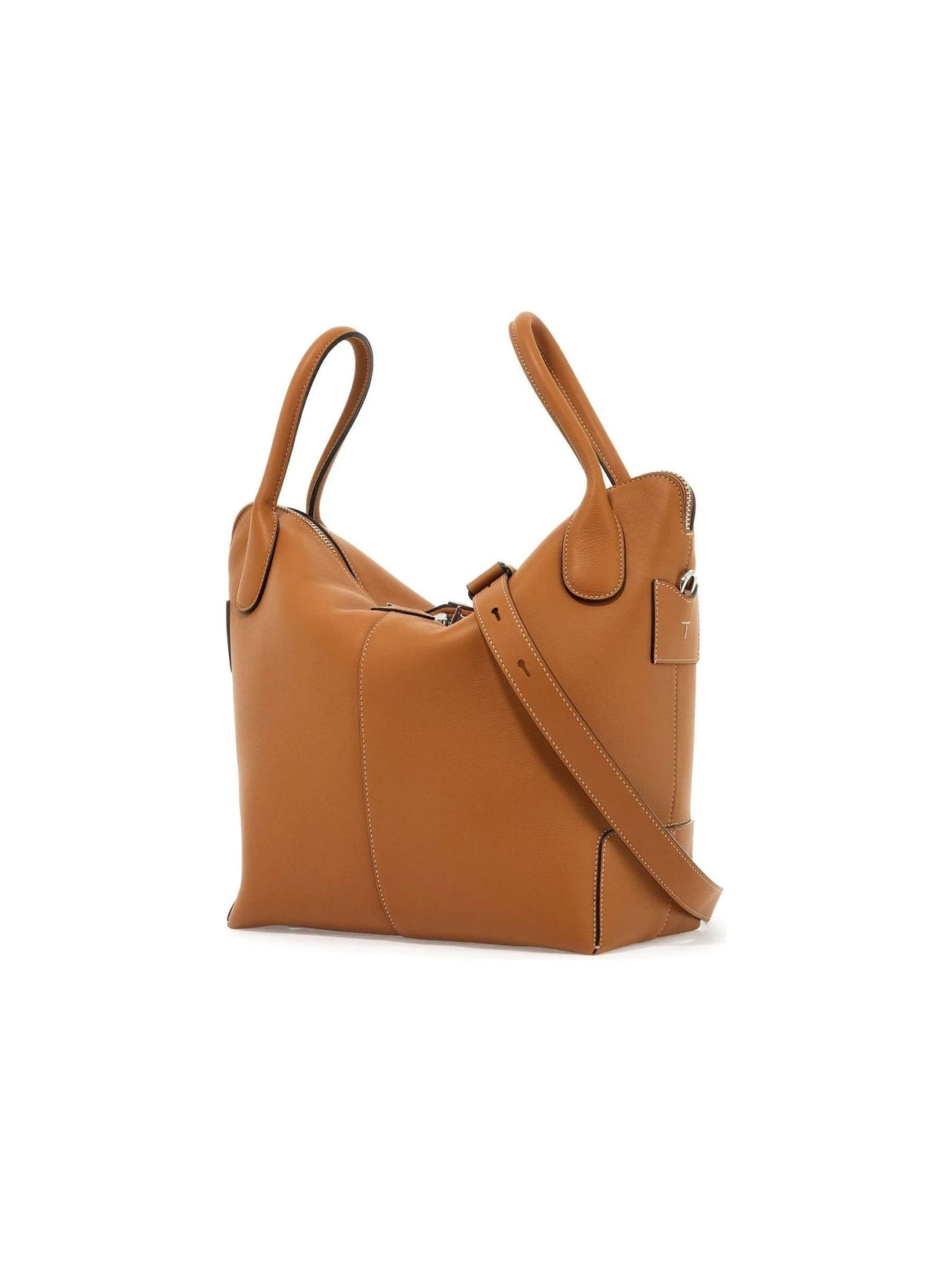 Leather Medium-sized Swing Bag For Women